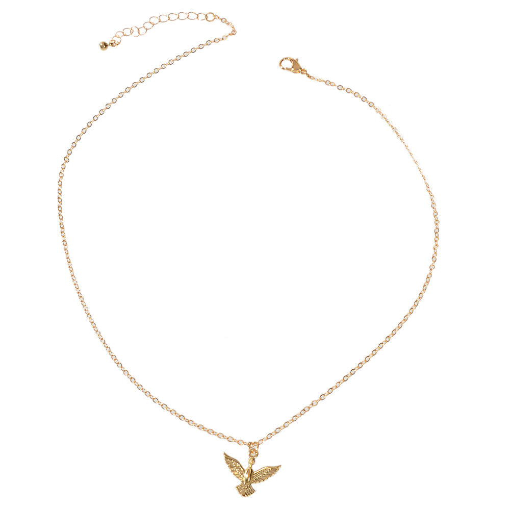 Gold Bird Pendant Necklace – image 5