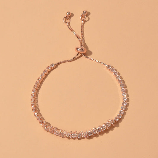 Rhinestone Tennis Bracelet