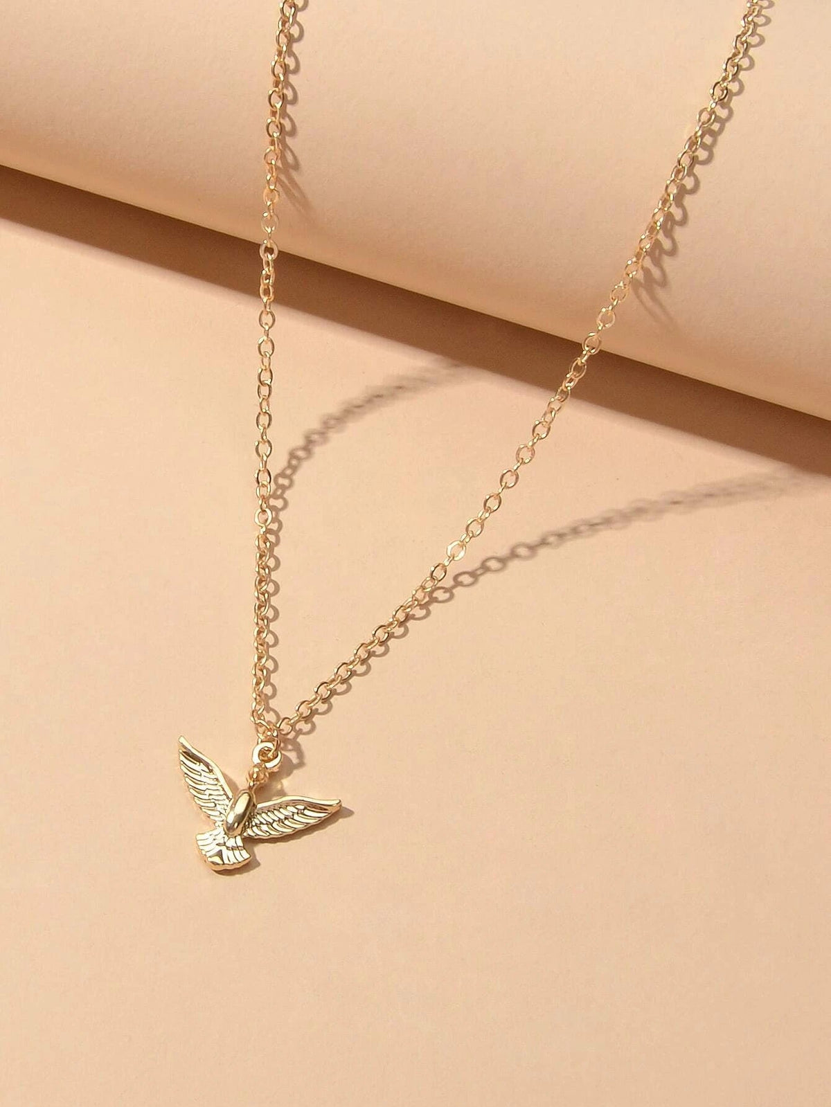 Gold Bird Pendant Necklace – image 3
