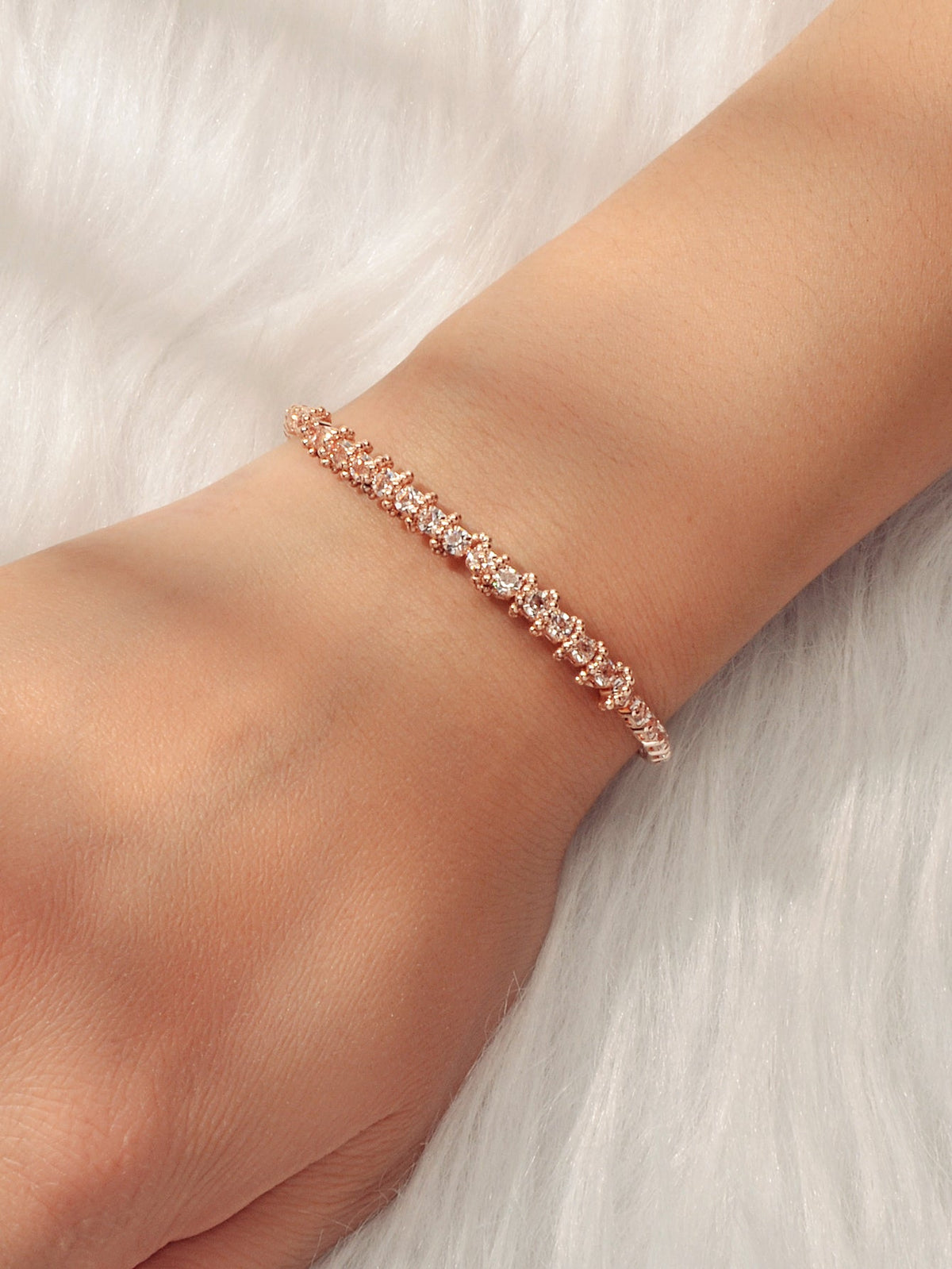 Rhinestone Tennis Bracelet – image 2