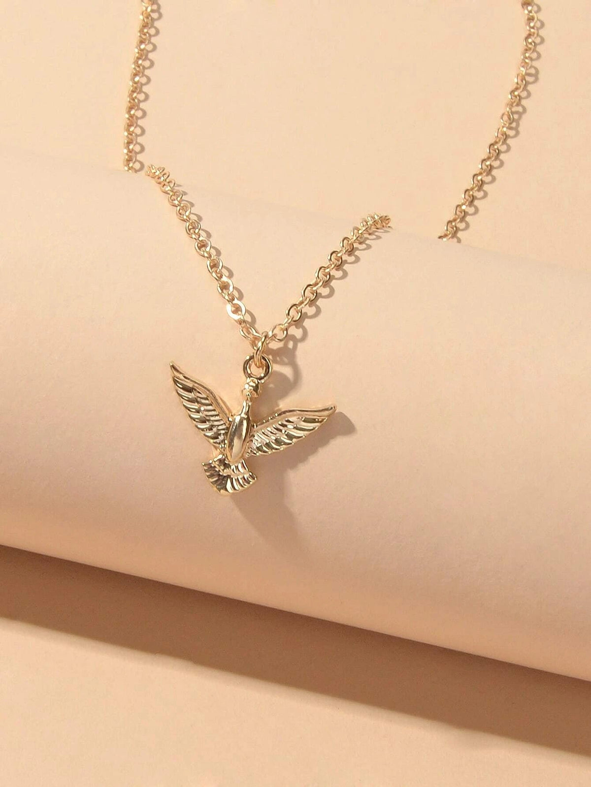Gold Bird Pendant Necklace – image 2