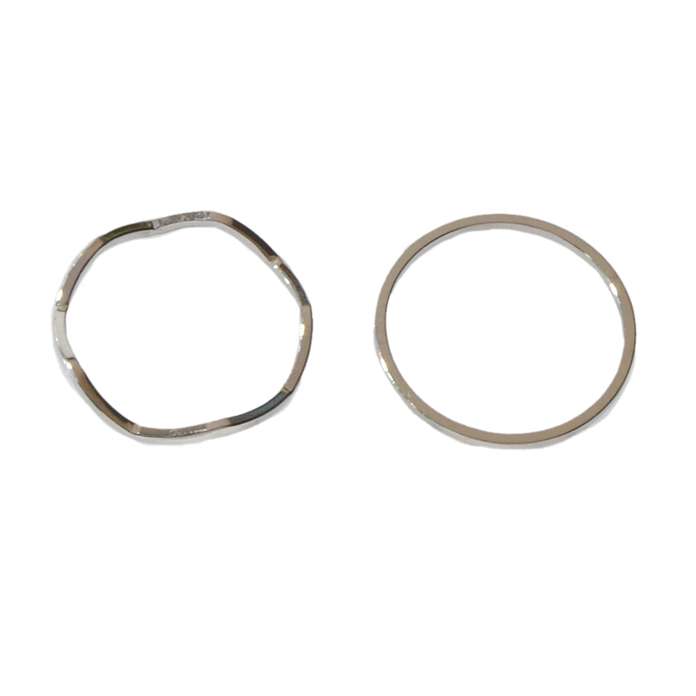 Minimalist Midi Rings, set of 2 – image 6