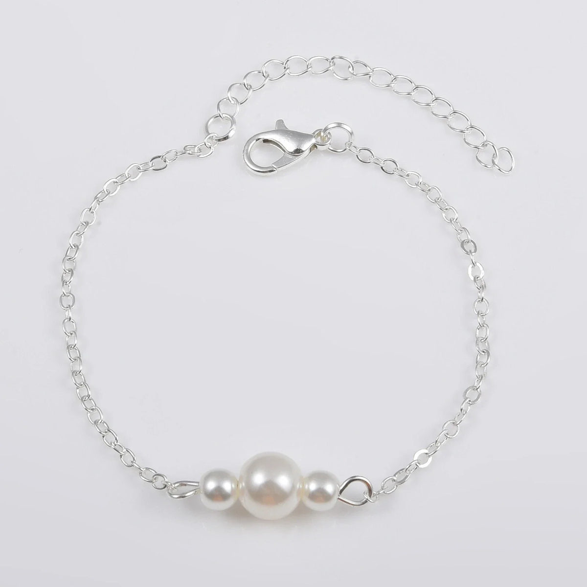 Pearl Charm Chain Bracelet – image 5